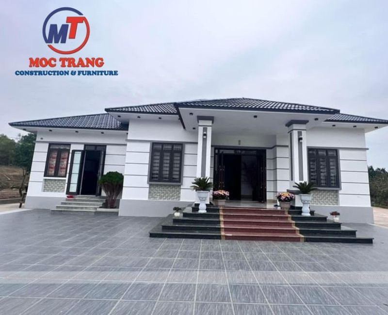 Nhà ở mái Nhật 1 tầng 