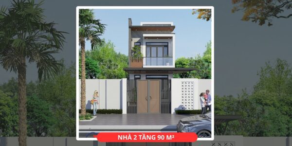 Nhà 2 tầng rộng 90 m2