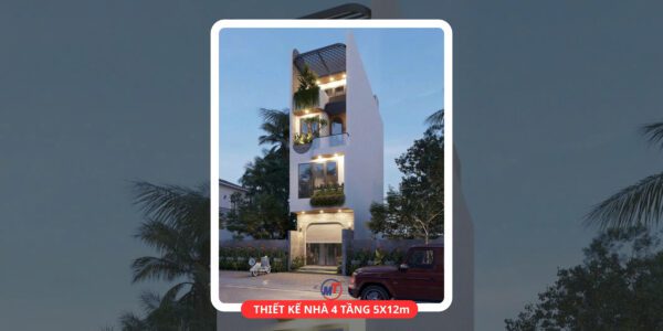 Thiết kế nhà 4 tầng