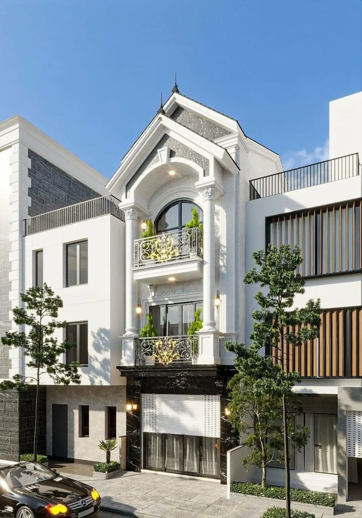 Thiết kế kiến trúc nhà lô phố