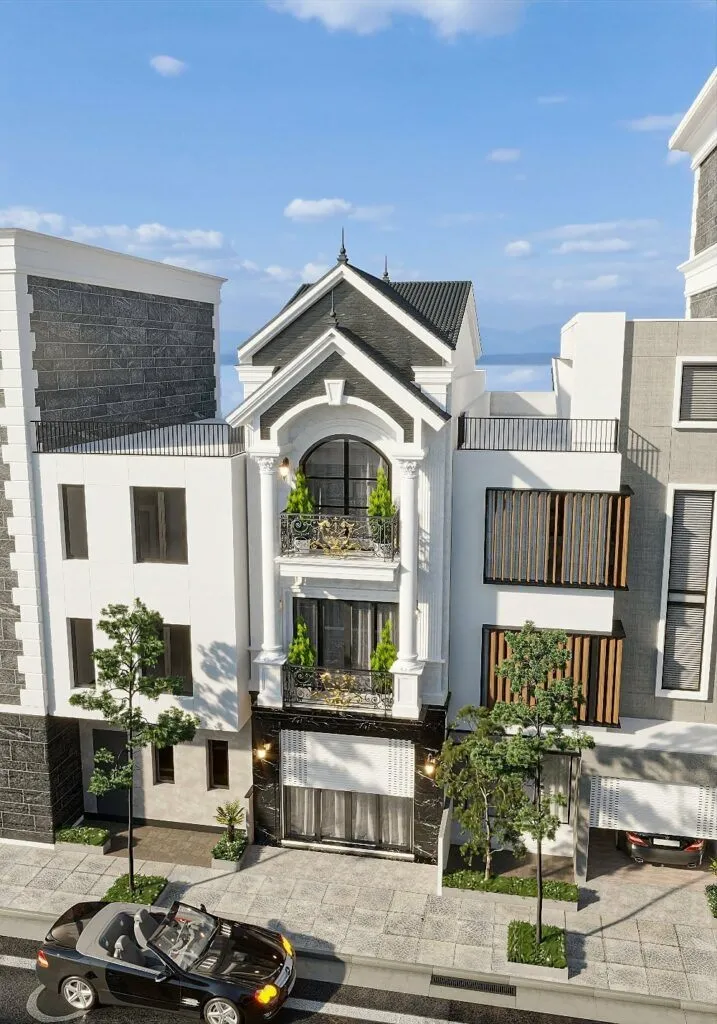 Thiết kế nhà lô phố tân cổ điển