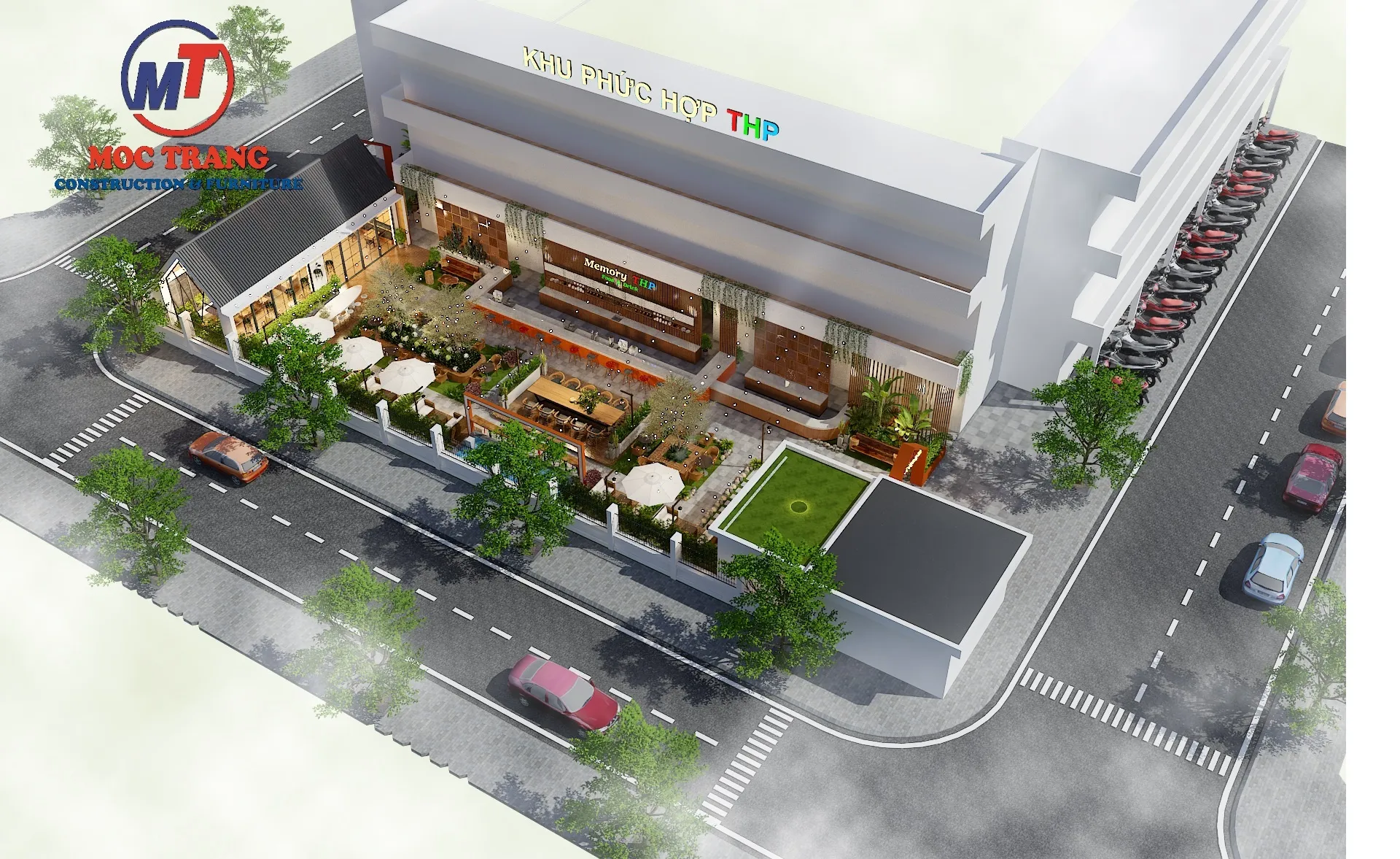 Thiết kế nội thất khu phức hợp THP