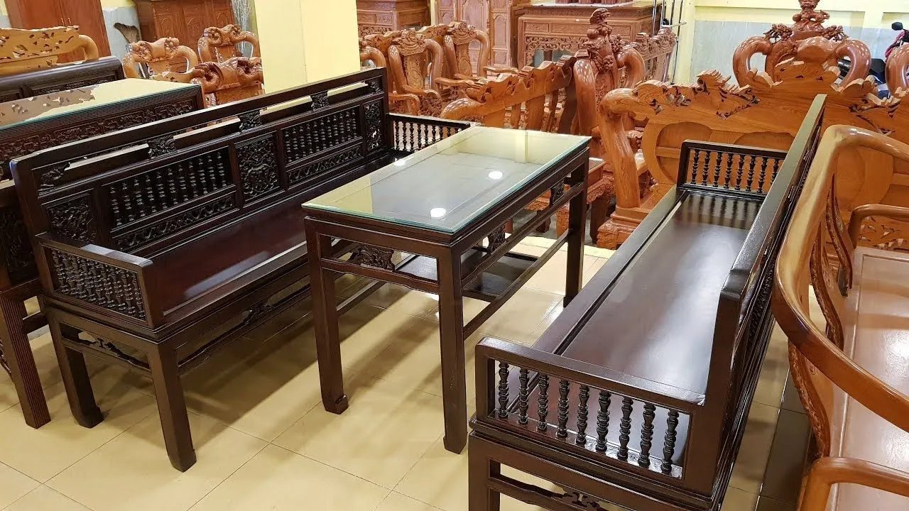 bàn ghế gỗ hải phòng