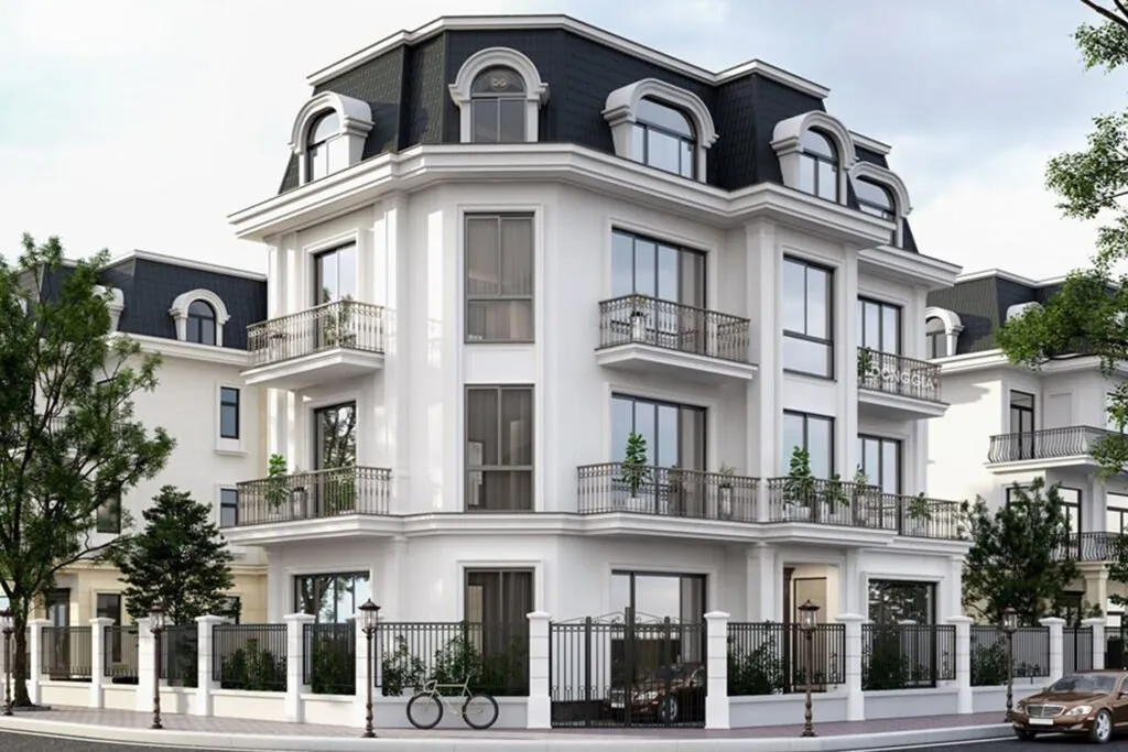 Thi công biệt thự mái Pháp