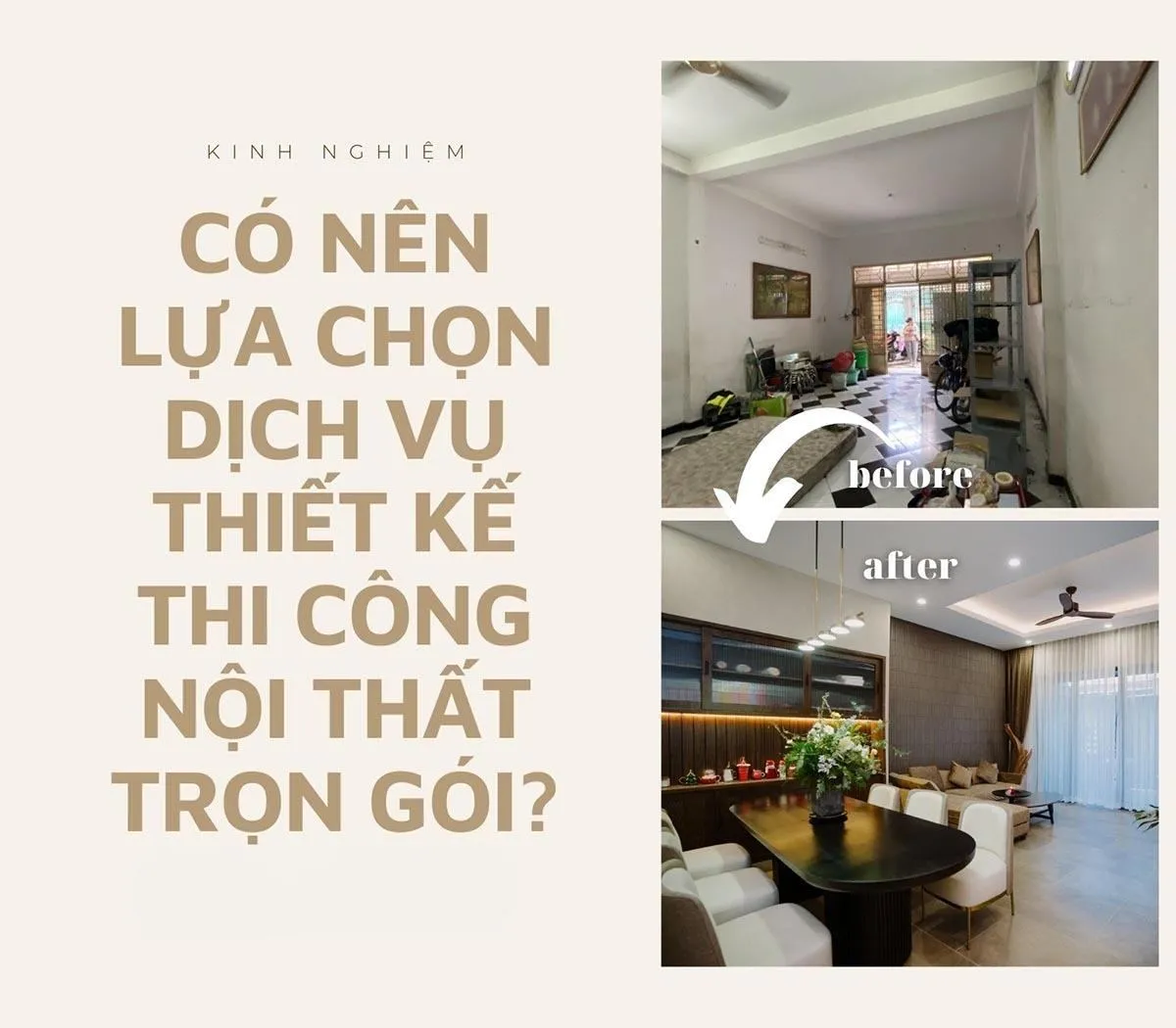 thiết kế nội thất trọn gói hải phòng
