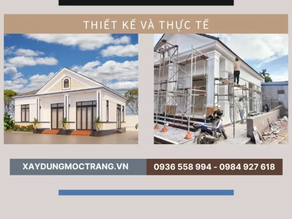 Hình ảnh thực tế nhà mái Nhật 1 tầng