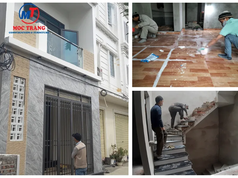 Lắp đặt hoàn thiện nhà lô phố