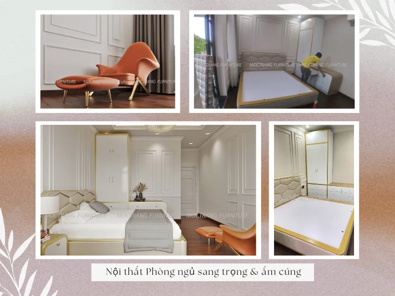 Thiết kế nội thất phòng ngủ Mộc Trang