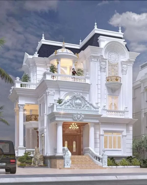 Biệt thự tân cổ điển mái Pháp Hải Phòng