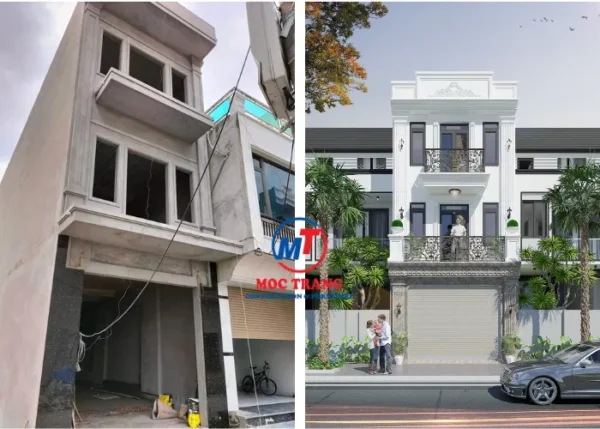 Thiết kế và thi công nhà lô phố 3 tầng