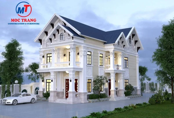 Kiến trúc nhà mái Thái Hải Phòng đẹp