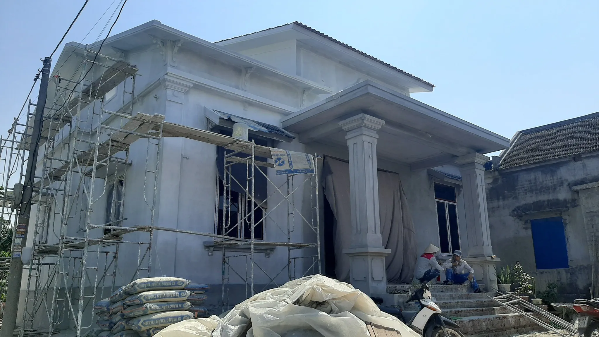Thi công xây dựng nhà cấp 4 xây thô