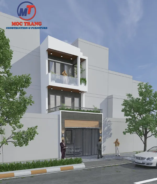 Thiết kế nhà phố 3 tầng