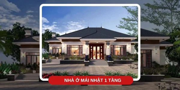 nhà ở mái nhật 1 tầng