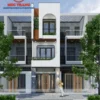Thiết kế nhà lô phố 3 tầng