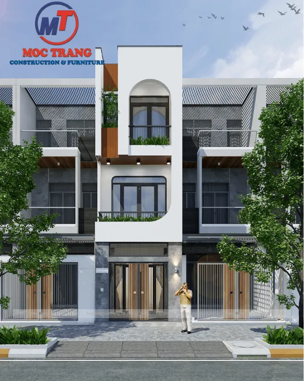 Thiết kế nhà lô phố 3 tầng