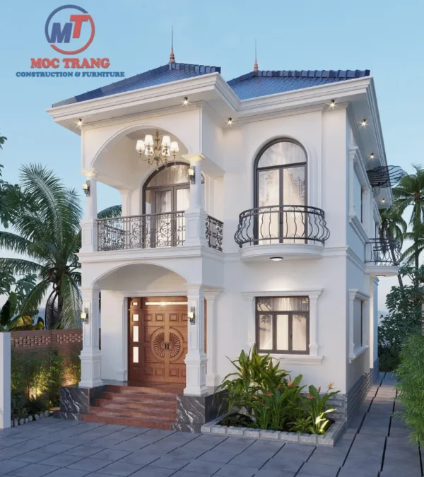 Thiết kế nhà mái Nhật 3D đẹp