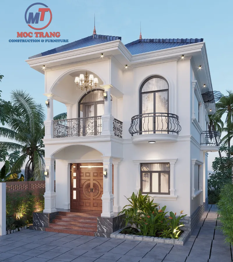 Thiết kế nhà 3D đẹp Thiết kế nhà mái Nhật 3D đẹp