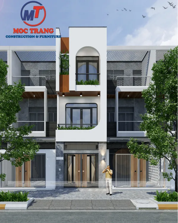 Thiết kế nhà lô phố 3 tầng
