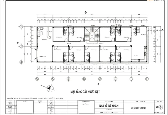 Thiết kế nhà nghỉ 4 tầng hiện đại với 2 mặt tiền - 5
