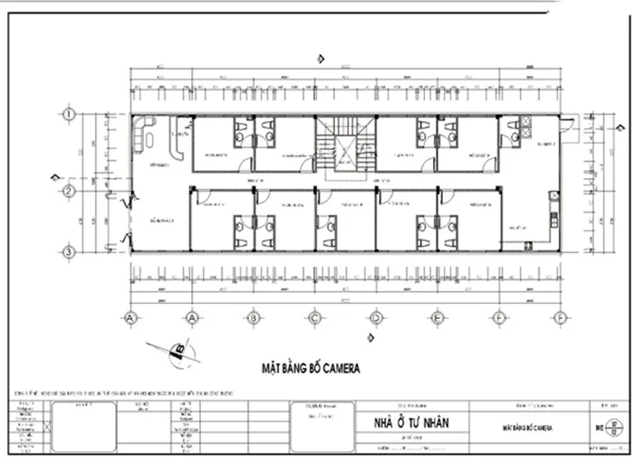 Thiết kế nhà nghỉ 4 tầng hiện đại với 2 mặt tiền - 6