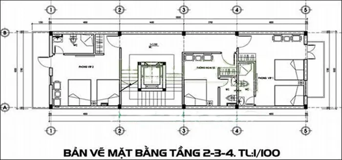 Thiết kế nhà nghỉ 5 tầng phong cách tân cổ điển - 4