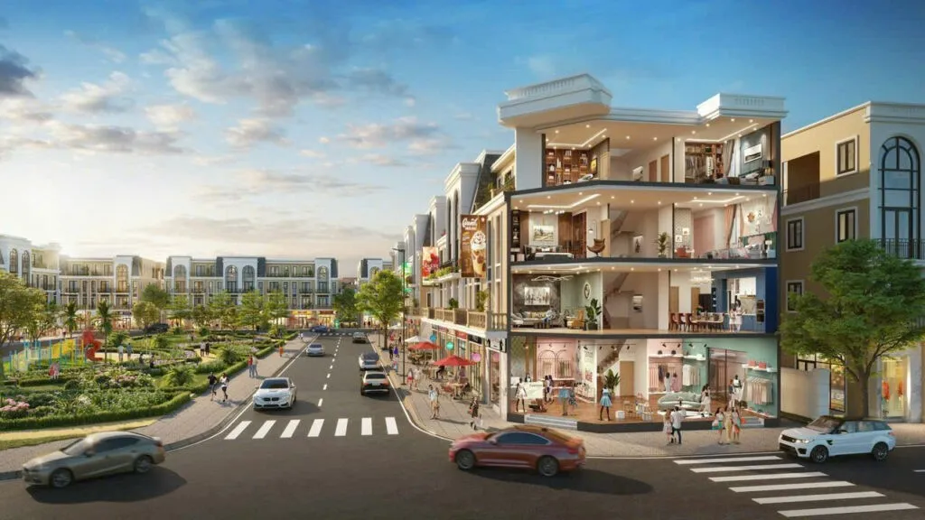 Thiết kế nhà liền kề Golden Point Đồng Hòa
