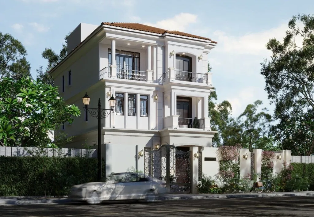 Đặc điểm của mẫu biệt thự 3 tầng mái Nhật