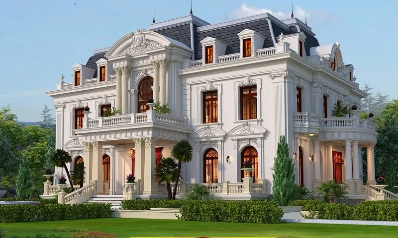 Những ưu điểm nổi bật của mẫu nhà biệt thự 3 tầng tân cổ điển