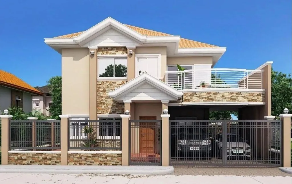 Đặc điểm nổi bật mẫu nhà 2 tầng đẹp giá 800 triệu