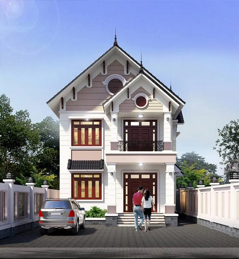 Vì sao mẫu nhà 2 tầng đẹp giá 700 triệu được ưa chuộng?