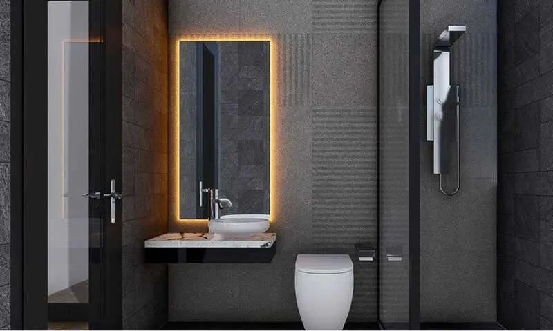 Phòng tắm hiện đại và tiện dụng