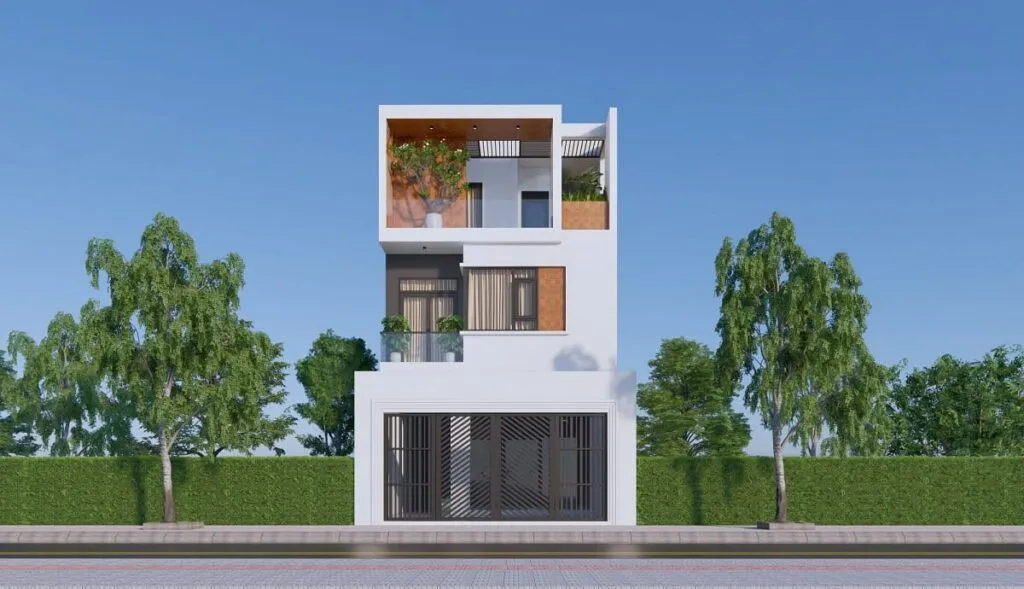 Các mẫu thiết kế nhà 3 tầng đẹp mặt tiền 7m
