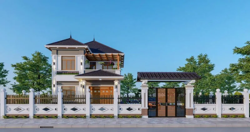 Đặc điểm đặc trưng của nhà mái Nhật 2 tầng