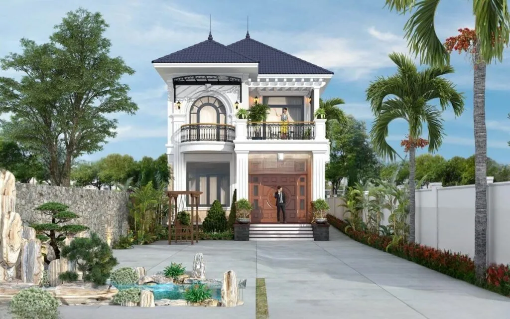 Những lưu ý khi thiết kế bản vẽ nhà 2 tầng mái Nhật