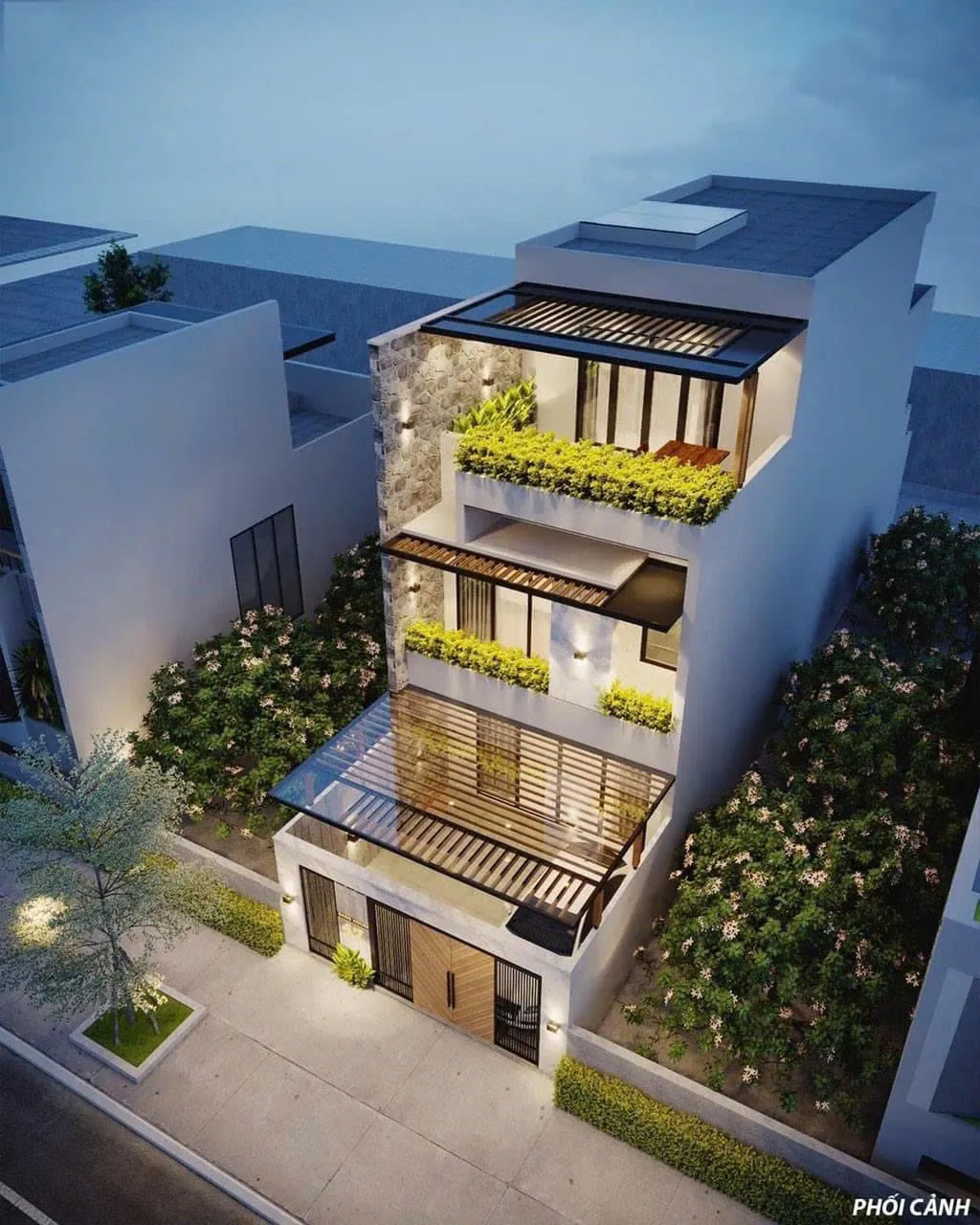 Vì sao mẫu nhà 4 tầng mặt tiền 4m được ưa chuộng?