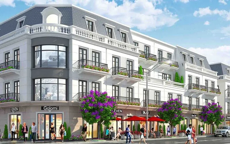 Loại hình Shophouse thương mại tại Vin Vũ Yên