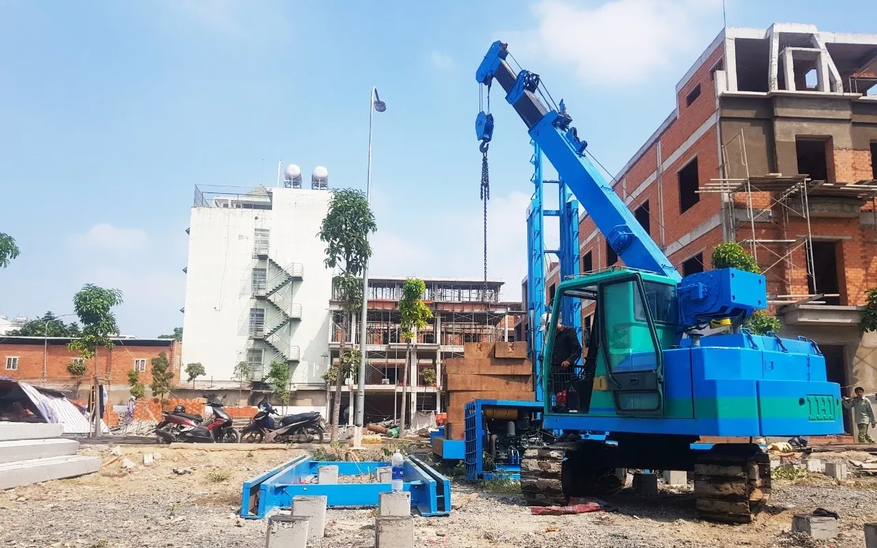 Phương án bố trí cọc bê tông