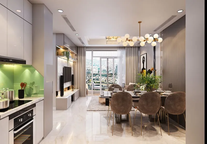 Thiết kế nội thất phòng bếp
