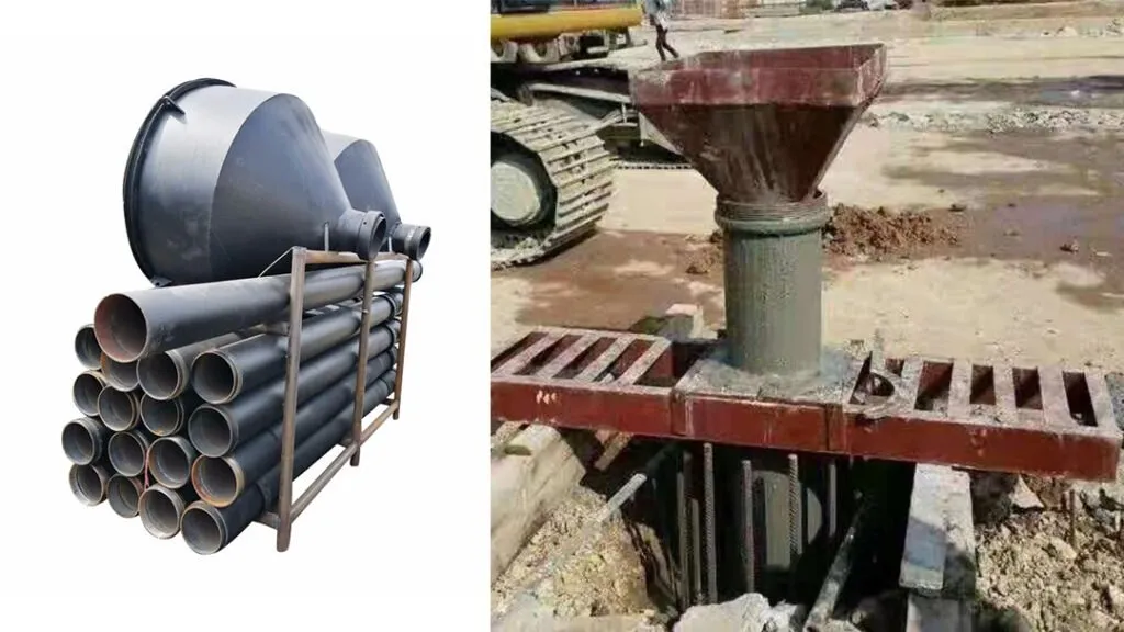 Thi công ống đổ bê tông theo quy trình khoan cọc nhồi