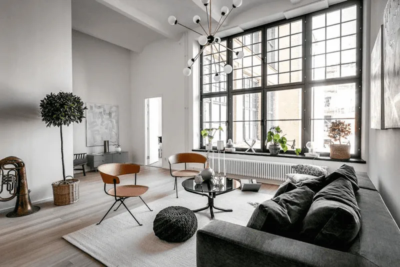 Thiết kế nội thất chung cư 60m2 phong cách Scandinavian
