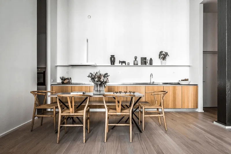 Thiết kế nội thất chung cư 60m2 phong cách Scandinavian