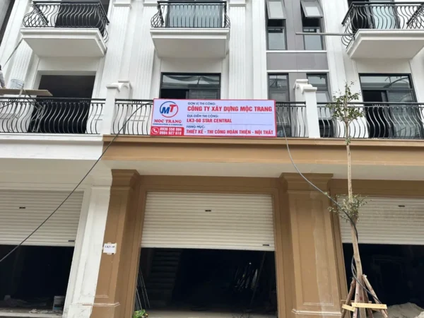 Hoàn thiện nhà KĐT Star Central