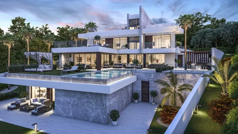 Biệt thự hiện đại 4 tầng có hồ bơi đầy đẳng cấp