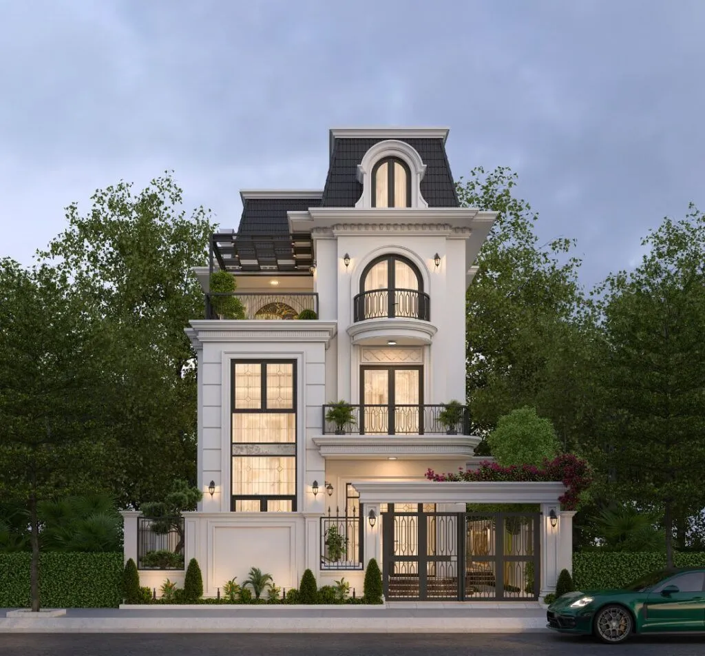 Đặc trưng của các mẫu biệt thự 4 tầng hiện đại