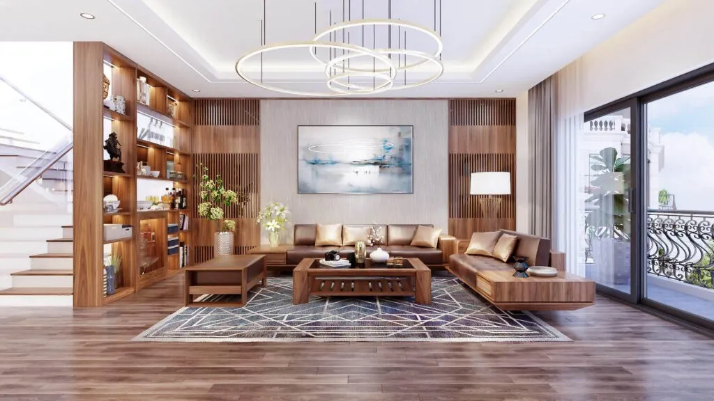 Thiết kế khu vực phòng khách