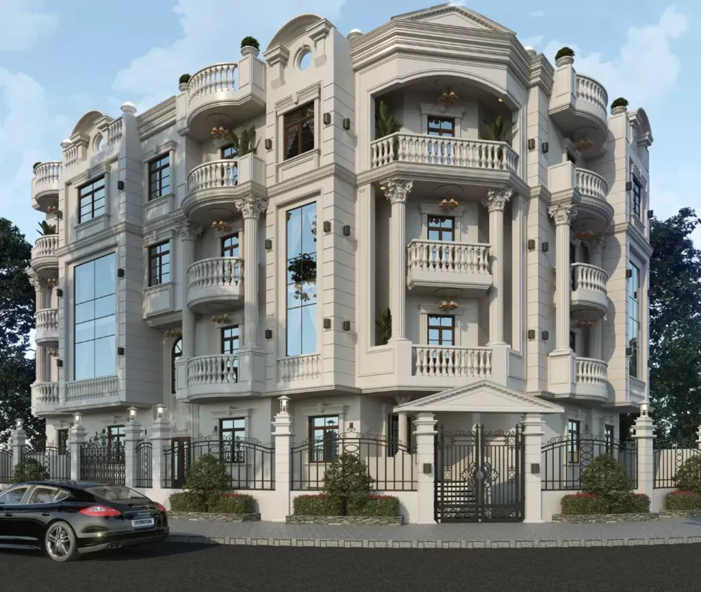 Biệt thự tân cổ điển 5 tầng lô góc 2 mặt tiền