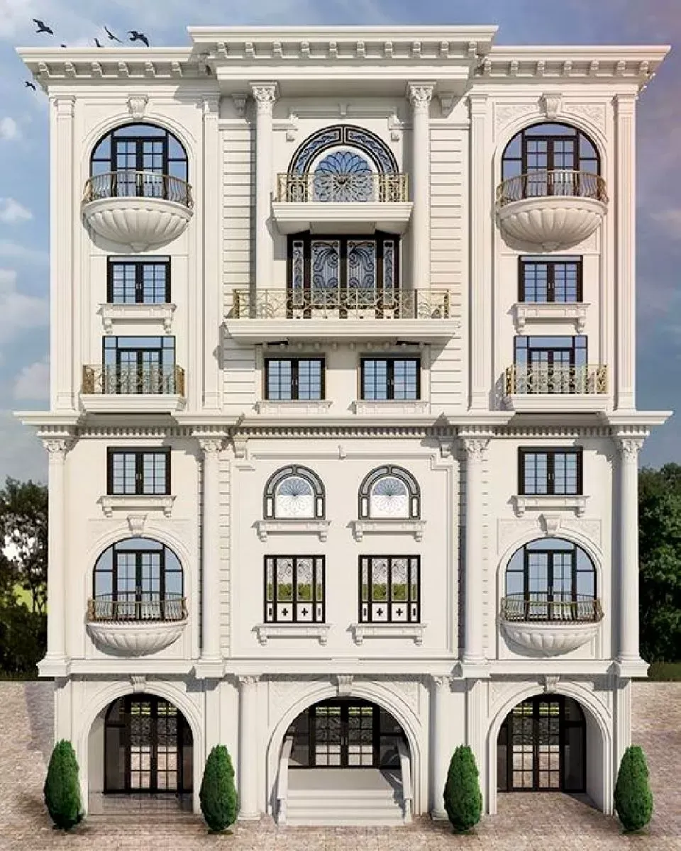 Mẫu biệt thự tân cổ điển 6 tầng vững chãi và đẳng cấp