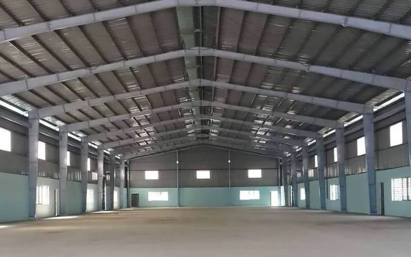Mẫu nhà kho xưởng nhỏ đơn giản diện tích 500m²