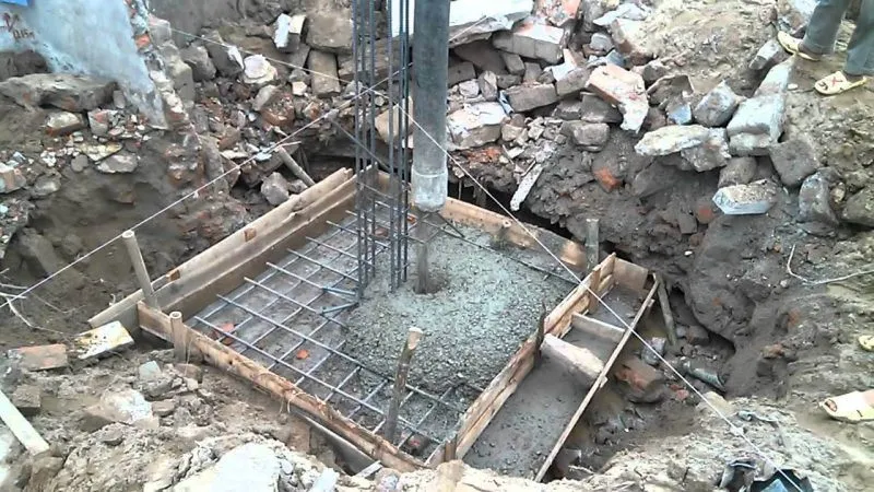 Bố trí thép dầm móng băng